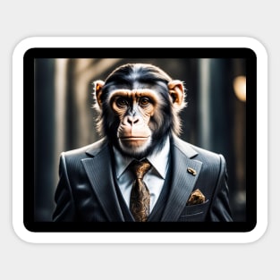 Monkey Business Sticker